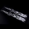 Cool Flame Skull Gas Tank Graphic Sticker Weatherproof Vinyl for Custom Motorcycle Rear Flashlight Accessory