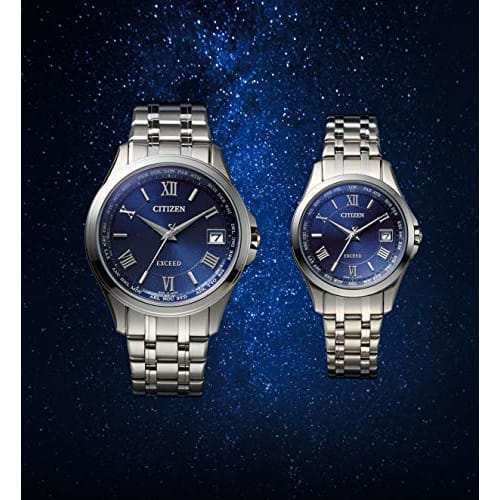 Citizen EXCEED Eco-Drive Radio-Controlled Watch, Direct Flight, Pair, Women's, EC1120-59L