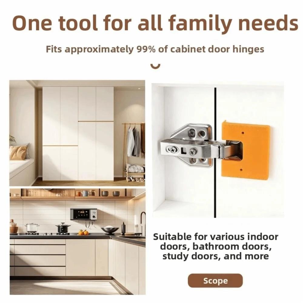 Double Sided Scale Hinge Installation Fixing Plate with Magnetic Fixed with Positioning Hole Hinge Installation Clips