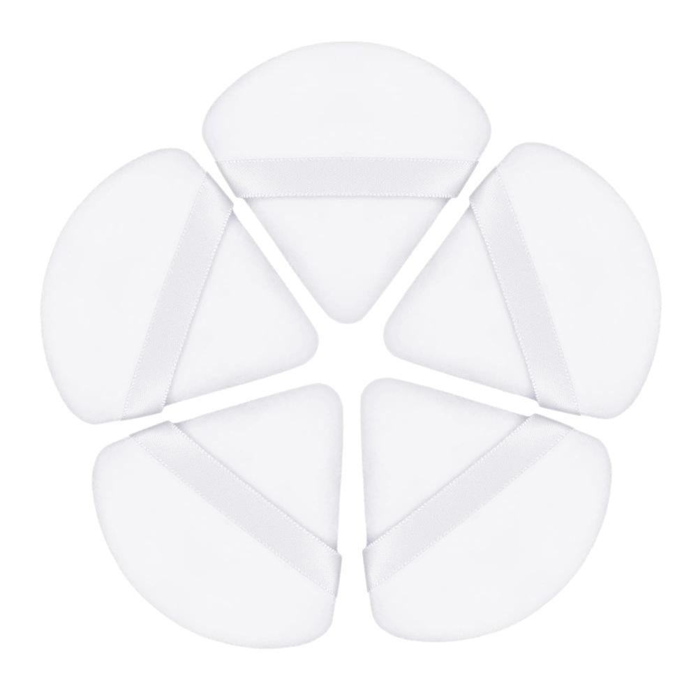 Crystal Puff Double-Sided Makeup Brush: Soft Flocked Tool for Loose Powder & Setting