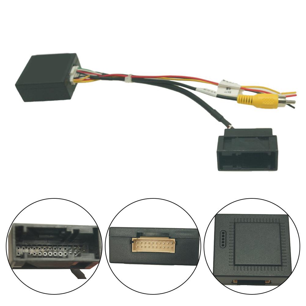 26 Pin RGB To CVBS AV Signal Converter Adapter For Rearview Camera For Passat Rearview Backup Camera ABS RGB Converter
