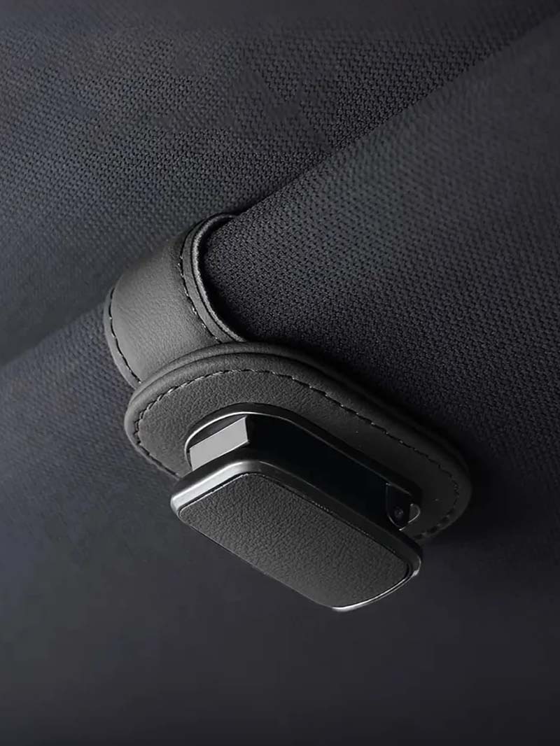 Sun Visor Clip Sunglasses Holder - For car sun visors, eyeglass hook clip, car interior sun visor accessory