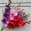 2pcs 75cm Fake Gladiola Real Touch Silk Flower Vivid Artificial Gladiolus Flower  Wedding Accessory