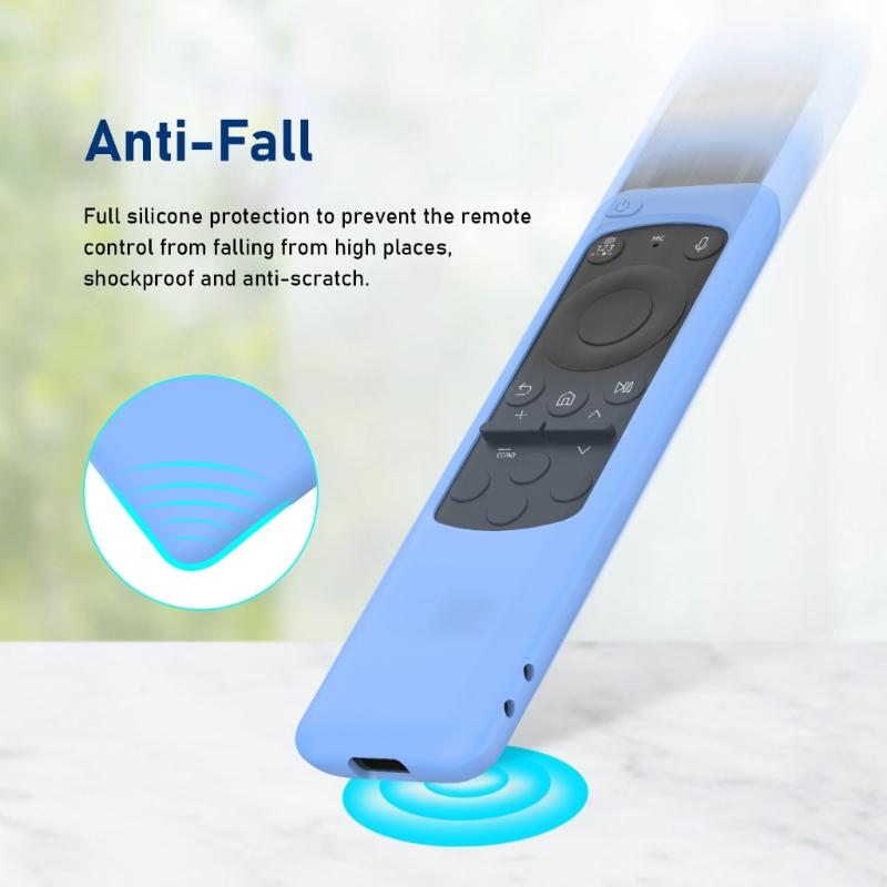 Protective Silicone Skin Case for BN59-01432A Remote Soft Silicone Case Anti-Slipping Box Controller Accessories