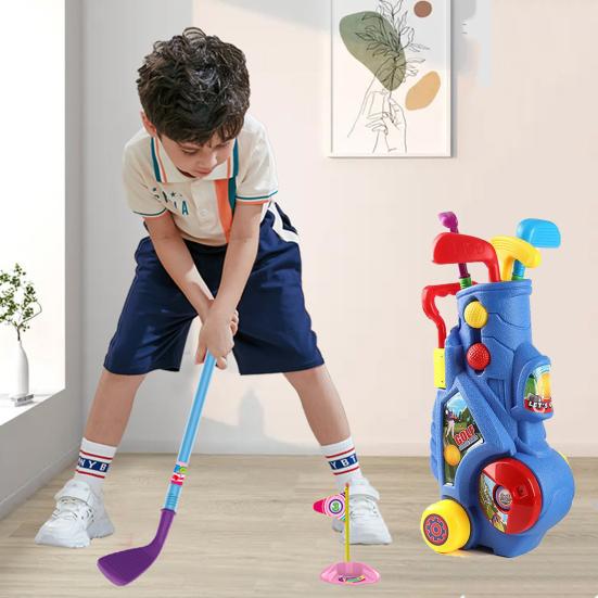 Kids Golf Set with MatIndoor Outdoor Golf Toys for 45724 Years Old Boys And Girls Improve Hand-Eye Coordination