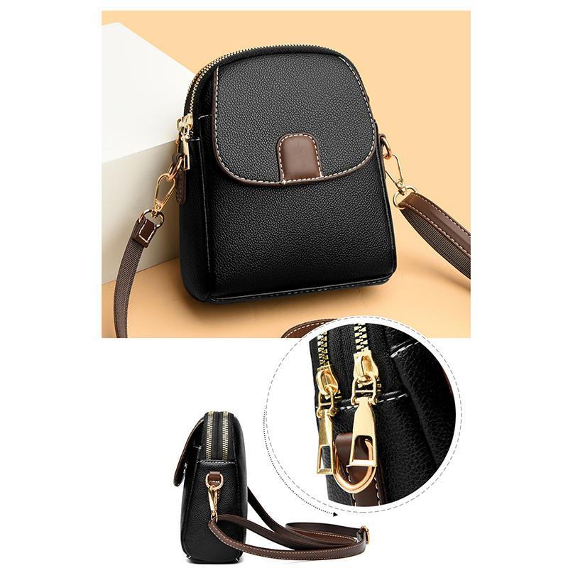 Women's Crossbody Bags PU Leather Mobile Phone Bag For Female Bag Designer Simple Fashion Messenger Bags
