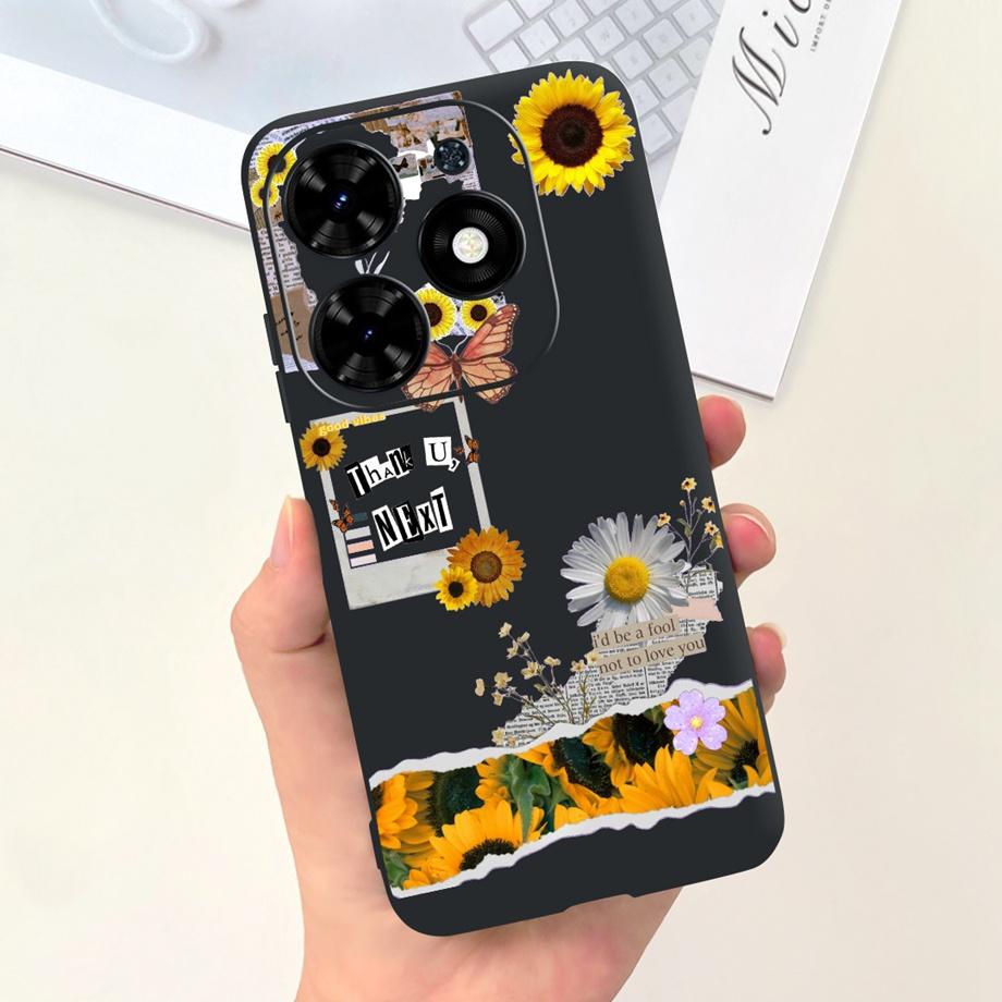 For Tecno Spark GO 2024 Case Spark 20C Spark20 Pop 8 Para Shell Silicone Soft TPU Bumper Cartoon Cool Cute Style Pattern Capas