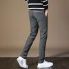 Summer Men's Trousers: Stretch Casual Slim-Fit Straight-Leg New Style Long Trousers