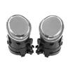 1 Pair Car Driver Left Right Front Bumper Fog Lights Lamp For 3 Series E39 E46 M3 2001‑2006