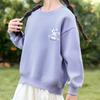 Girls' Rabbit Print Long Sleeve Sweatshirt