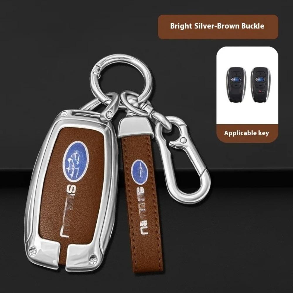 For Subaru STI Brz Wrx Xv Ascent Forester Outback Impreza Legacy Car Zinc Alloy Key Case Bag Car Metal Key Shell Auto Accessorie