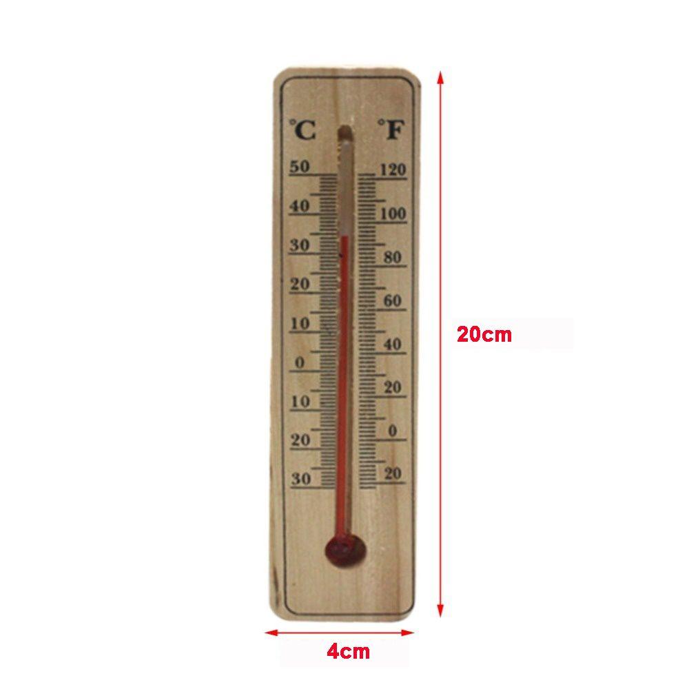 Wall Hanging Practical Room Wood Garage Indoor Direct Reading Type Logger Thermometers Wall-mounted