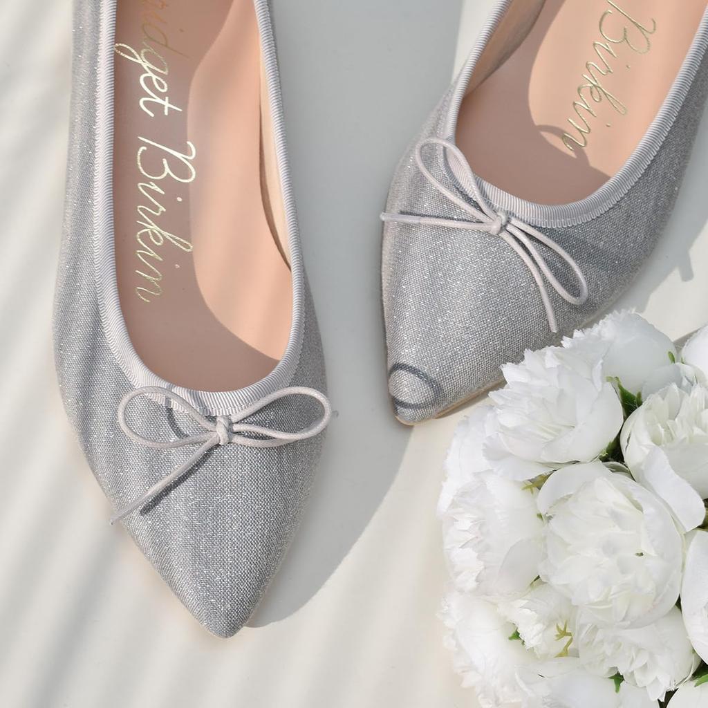 Bridget Birkin Pointed Ribbon Ballet Flats 551527