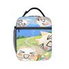 Toro Inoue Cat Lunch Bag  Portable Insulated Lunch Box Adult Travel Custom Cooler Bag Vintage Oxford Tote Food Bags