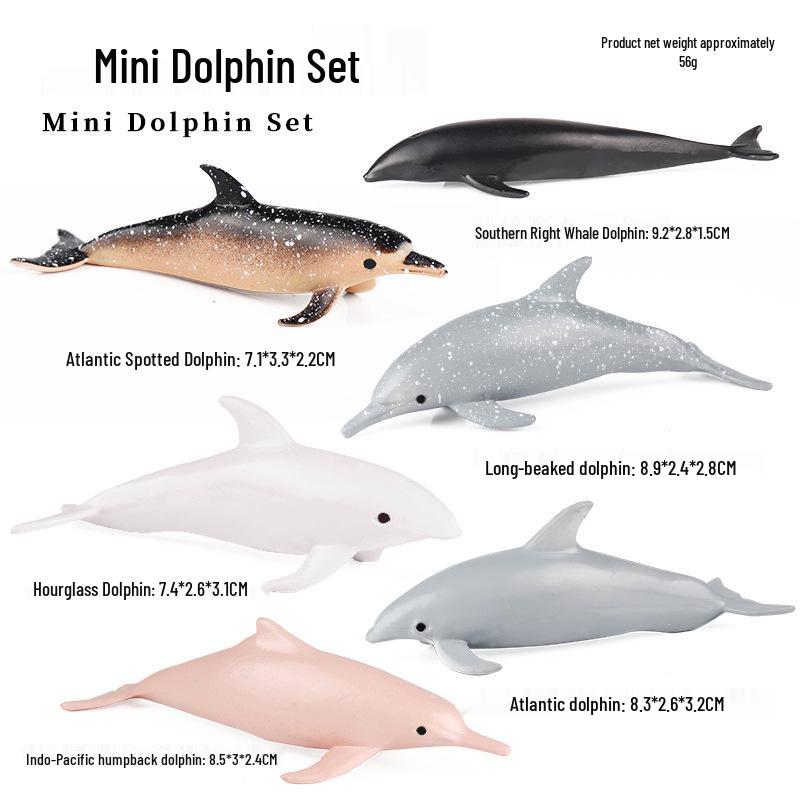 Polar Wildlife Animal Model Toy Set: Polar Bear & Penguin