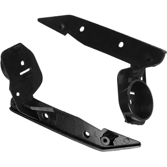 51117058447/51117058448, Front Bumper Support Bracket Cover Pair, Compatible with BMW OE Fit for Select Models