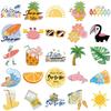 50 Summer Chill Vibes Cartoon Sticker Set for DIY Phone Cases & Notebooks