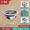 Anti Clogging Sink Food Catcher Basket Kitchen Sink Strainer Universal Kitchen Sink Stopper 304 Stainless Steel6