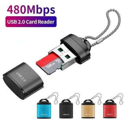Mini High Speed USB 2.0 Kartenleser TF Micro SD Speicherkartenadapter für PC Computer Laptop Notebook Auto Micro SD Kartenleser