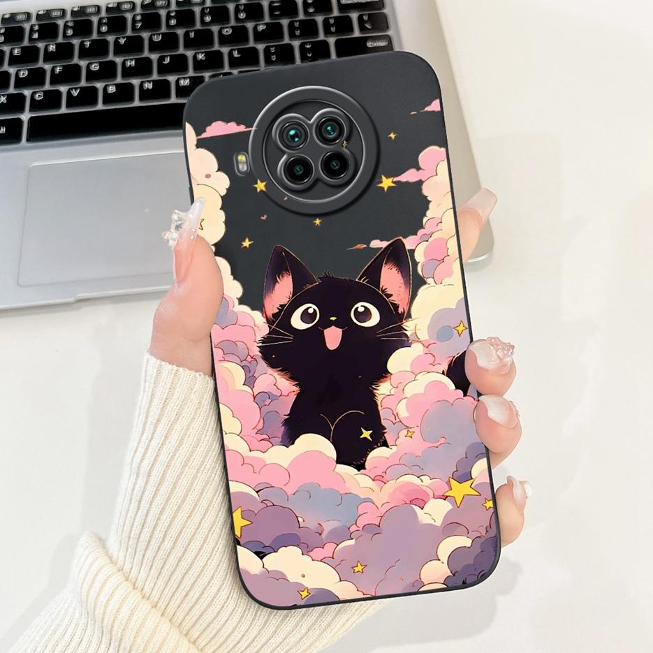 For Xiaomi Mi 10T Lite 5G Case Cute Cat Cartoon Cover Soft TPU Matte Phone Case For Xiaomi Mi 10i Mi10i 10TLite 5G Fundas Bumper