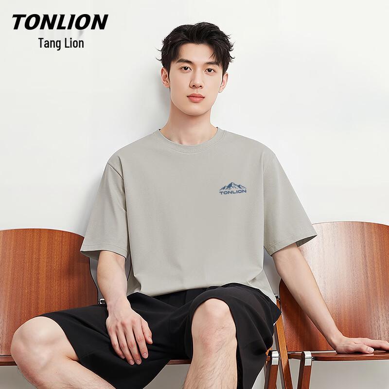 TonLion Men's Double-sided Cooling Short Sleeve T-shirt
