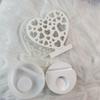 3D Candlestick Silicone Mold Decorative Candle Base Mold Gypsum Candle Holder Mould Stylish Home Decorations Mould
