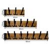 Modern Oak 60cm Wall-Mounted Clothes Hanger
