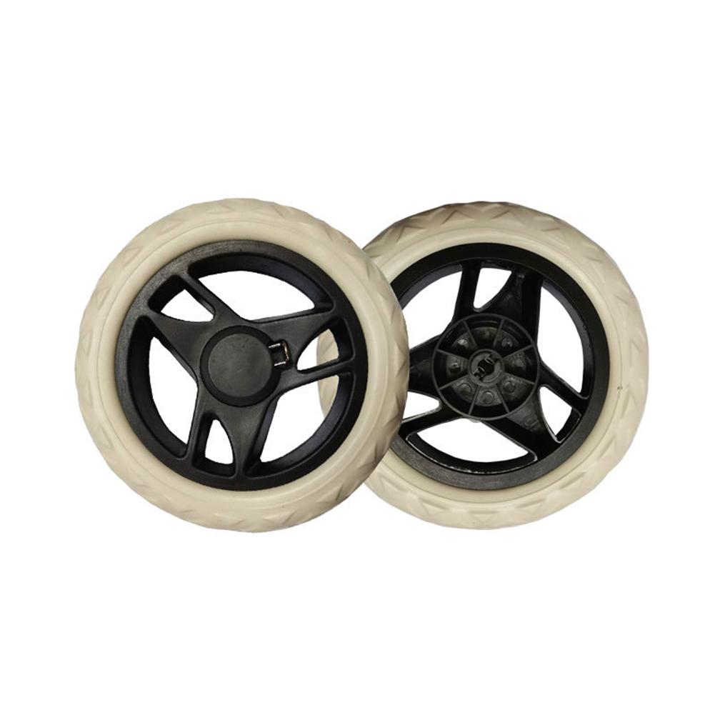 2pcs Rubber Caster Wheelbarrow Replacement Wheel Tire For Hand Truck For Shopping Carts Wagons Mowers Carts Tire And Rims Hub