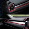 3Pcs for Honda Civic 10th Gen 2016-2021 Car Dashboard Central Control Instrument Panel Cover Trim RHD LHD