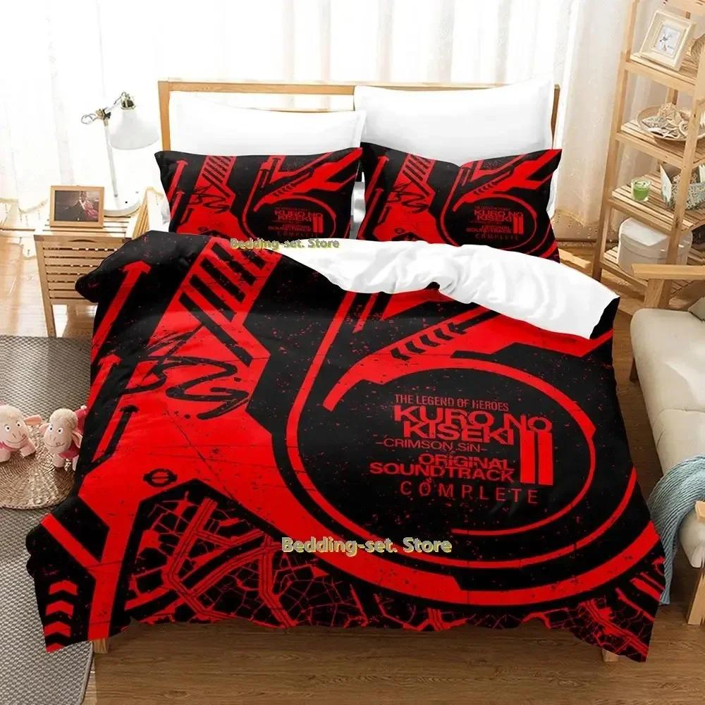 2023 The Legend Of Heroes Kuro No Kiseki 2 Bedding Set Single Twin Full Queen King Size Bed Set Teenager Bedroom Duvetcover Sets