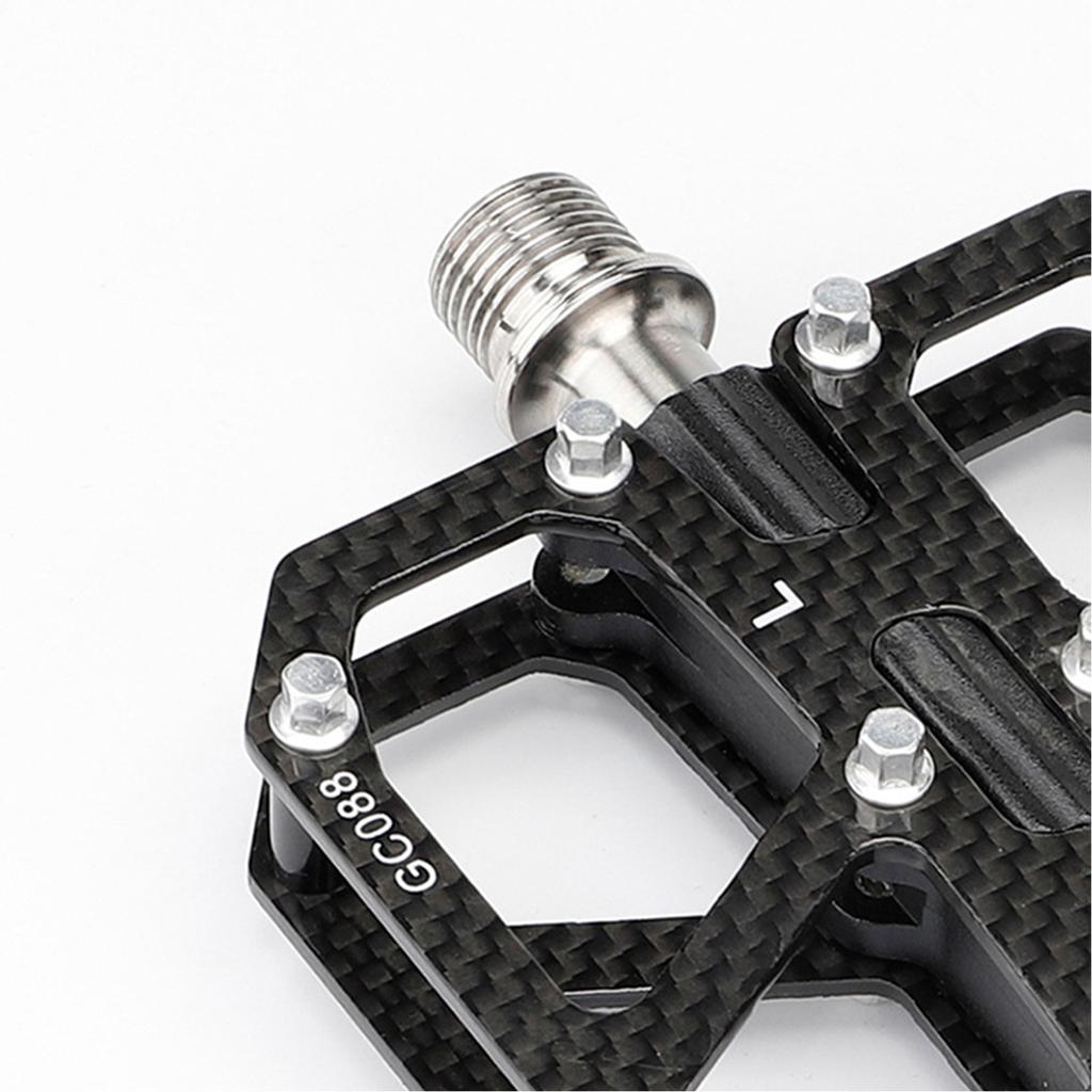 Pedal, 3 Bearing Anti Skid Mountain Bike Flat Pedal for All Terrain Riding