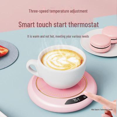 Smart Constant Temperature Heating Coaster with Three-Speed Adjustment – Maintains 55°C for Household Use