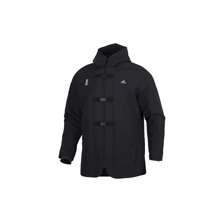 Adidas Jackets Men's Black Hooded Moderate Other FM9341