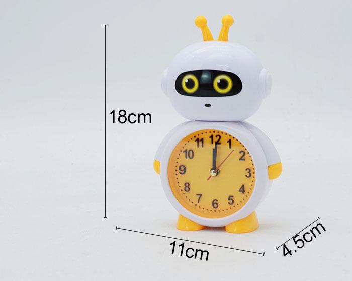 Ten Yuan Shop Student Table Robot Cartoon Alarm Clock Clocks Daily Use General Merchandise Company Gifts