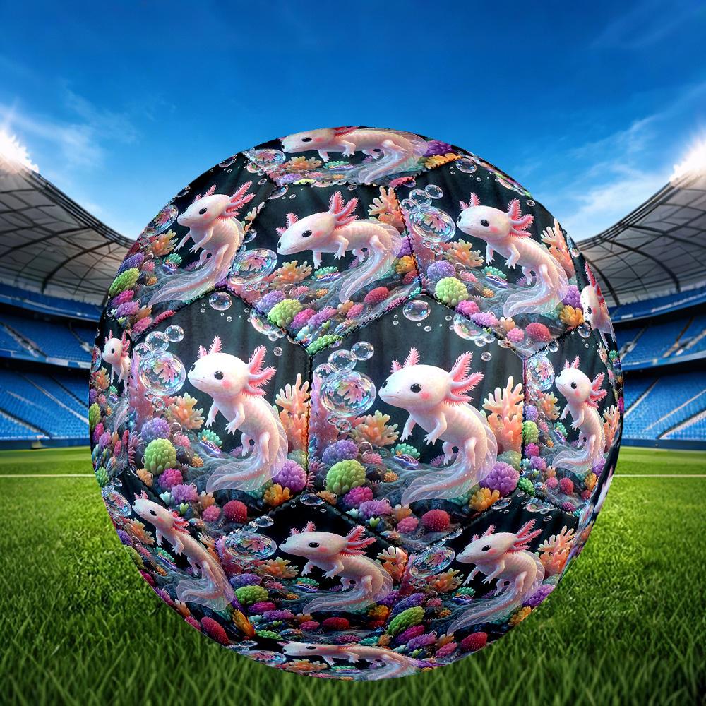 1pc Underwater Fantasy Theme Soccer Ball Football, Size 5, Lightweight PVC, Outdoor Training Soccer Ball,Gift c6594