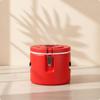 Food Container with Stainless Steel Liner Double-Layer Soup Lid