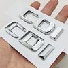 CDI Letter Emblem For Mercedes Benz Trunk Logo Badge W204 W205 W211 W212 W164 W166 CLA GLS GLE Class Chrome Glossy Black Sticker