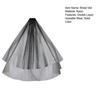 Bridal Veil Double Layer Solid Color Short Veil Party Outing Gathering Wedding Banquet Hair Accessory