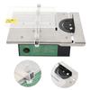 Mini Table Saw DIY Model Accuracy Electric Cutting Machine Adjustable Household Tool DC12-24V