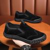 Men's Summer 2024 Waterproof Low-Top Leather Safety Boots - Non-Slip, Wear-Resistant Outdoor Casual Work Shoes