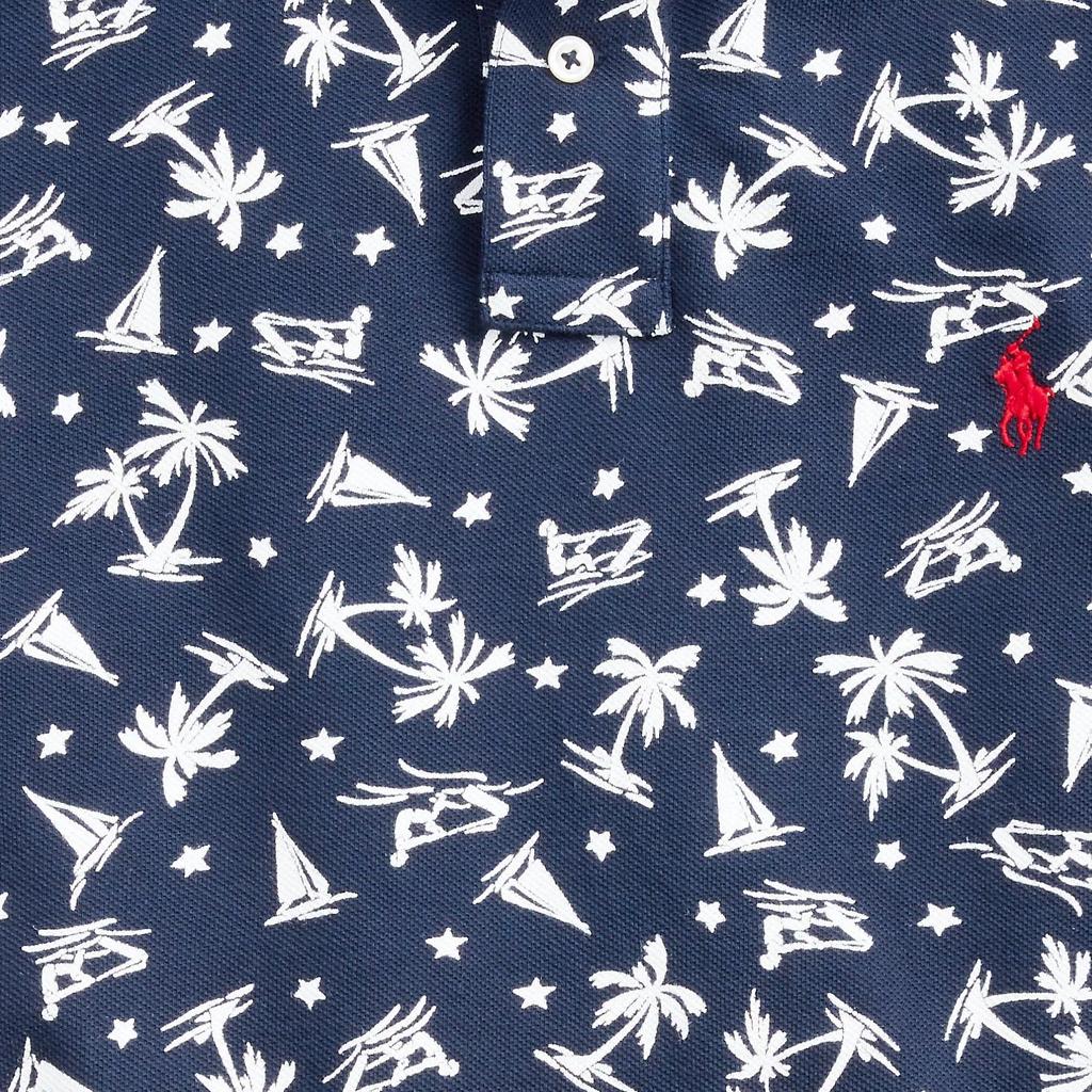 Polo Ralph Lauren Custom Slim Fit Polo Shirt With Pony Embroidery Men Tops Navy-Blue 710798458-001