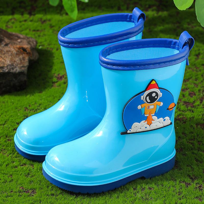 Kinder-Regenstiefel für Mädchen, Gummi-Schuhe für Kleinkind-Mädchen, Rutschfeste Regenstiefel für Jungen, Schüler und Kleinkinder, Wasserdichte Wasserschuhe