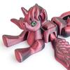 3D-gedruckte fliegendes Pferd Figur Bewegliche Gelenke Geflügeltes Pony Statue Stressabbau Fidget Spielzeug Pädagogisches Tiermodell Dekoration Ornament
