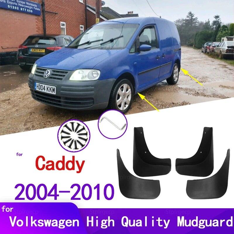 

Брызговики для Volkswagen VW Caddy 2004-2010, передние и задние брызговики, защита от брызг, автомобильные аксессуары чёрный