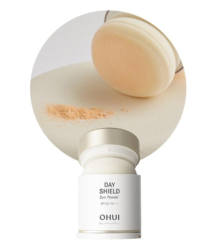 O HUI Day Shield Sun Powder SPF50+/PA+++ 20g No. 02 Beige + RANDOM GIFT