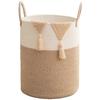 80L Foldable Round Laundry Basket with Large Capacity