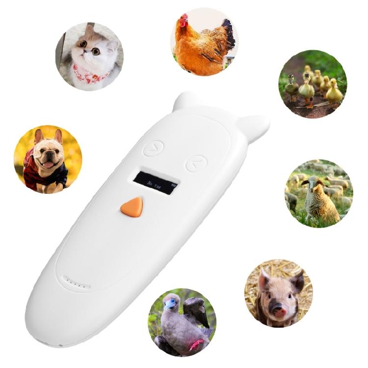 Rechargeable Animal Chip Reader With Backlits Screen Ranges Portable Scanner for Animal/Pet/Dog/Cats/Pig