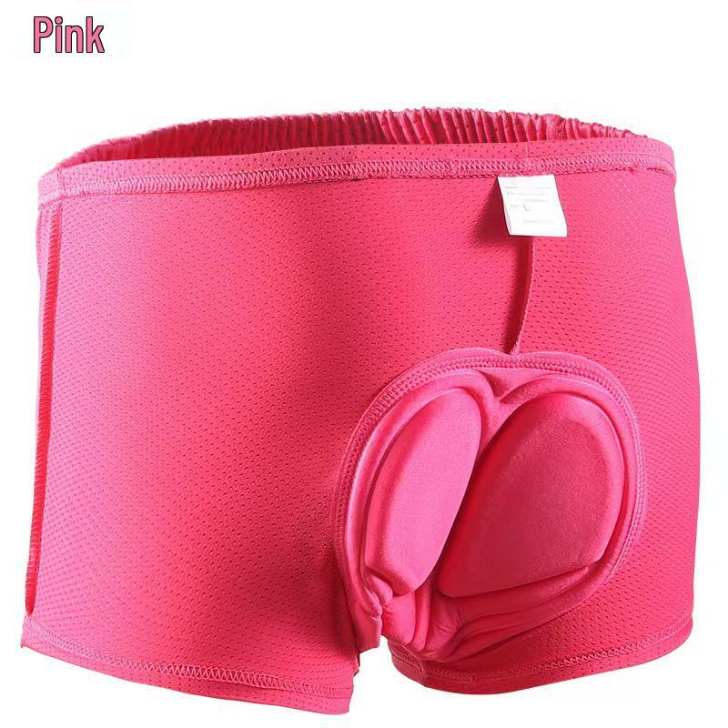 Shock-Absorbing Silicone Mountain Bike Underwear - Breathable, Quick-Dry, Padded Cycling Shorts.