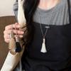 Fashion Vintage Pendant Necklaces for Women Tassel Brush Shape Necklaces Minimalist Personalized Party Daily Wear Jewelry Gifts