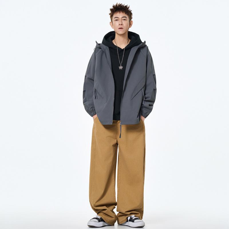 Jacket Men's Color Blocking 2025 Autumn and Winter New Men's Youth Windproof Fashion Casual Top Jacket Trend